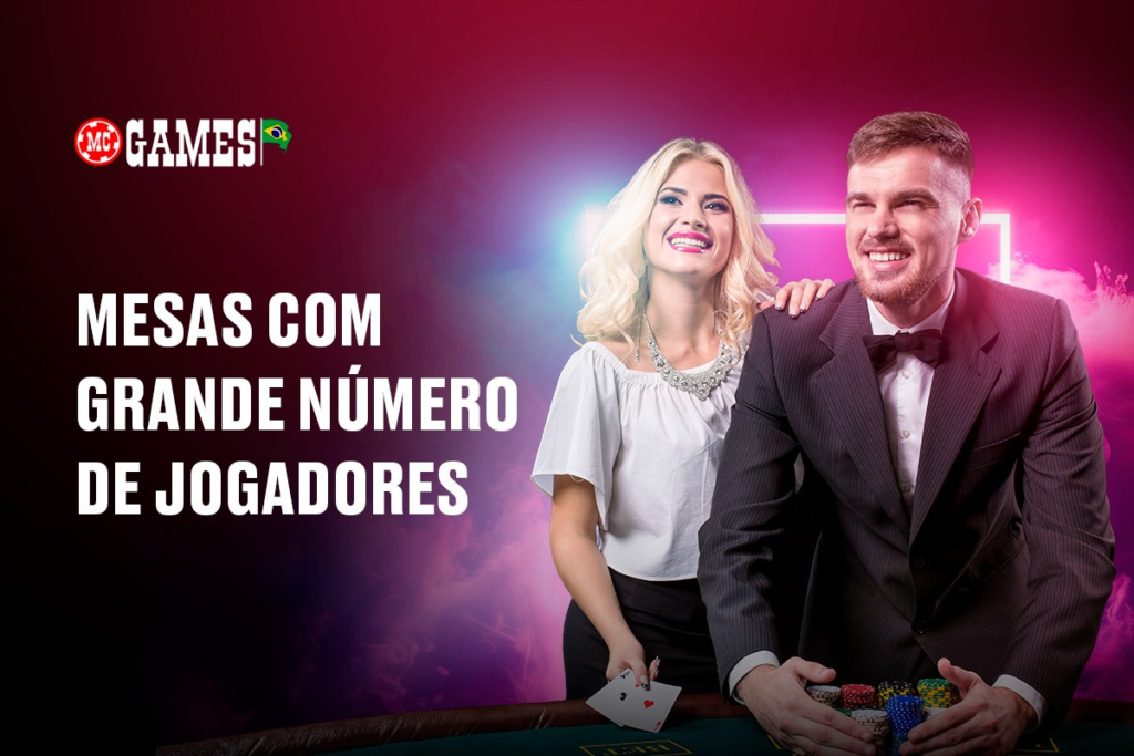 Mesas com grande número de jogadores